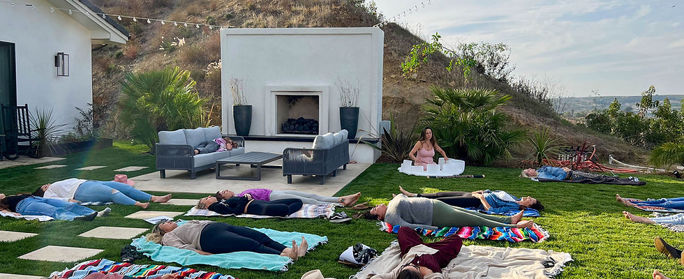 Sound bath events & parties