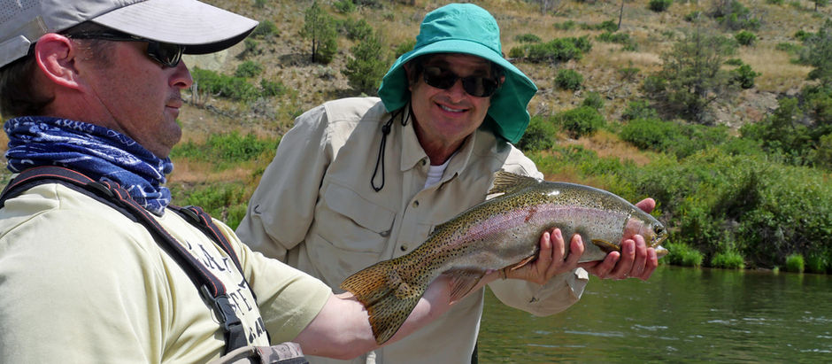 GoFishMontana Guide and Client- Rainbow Trout