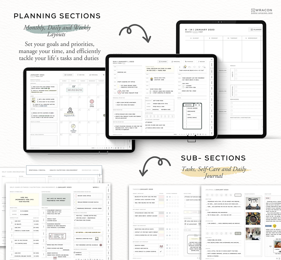 Thumbnail: Year Planner 2023 (White)