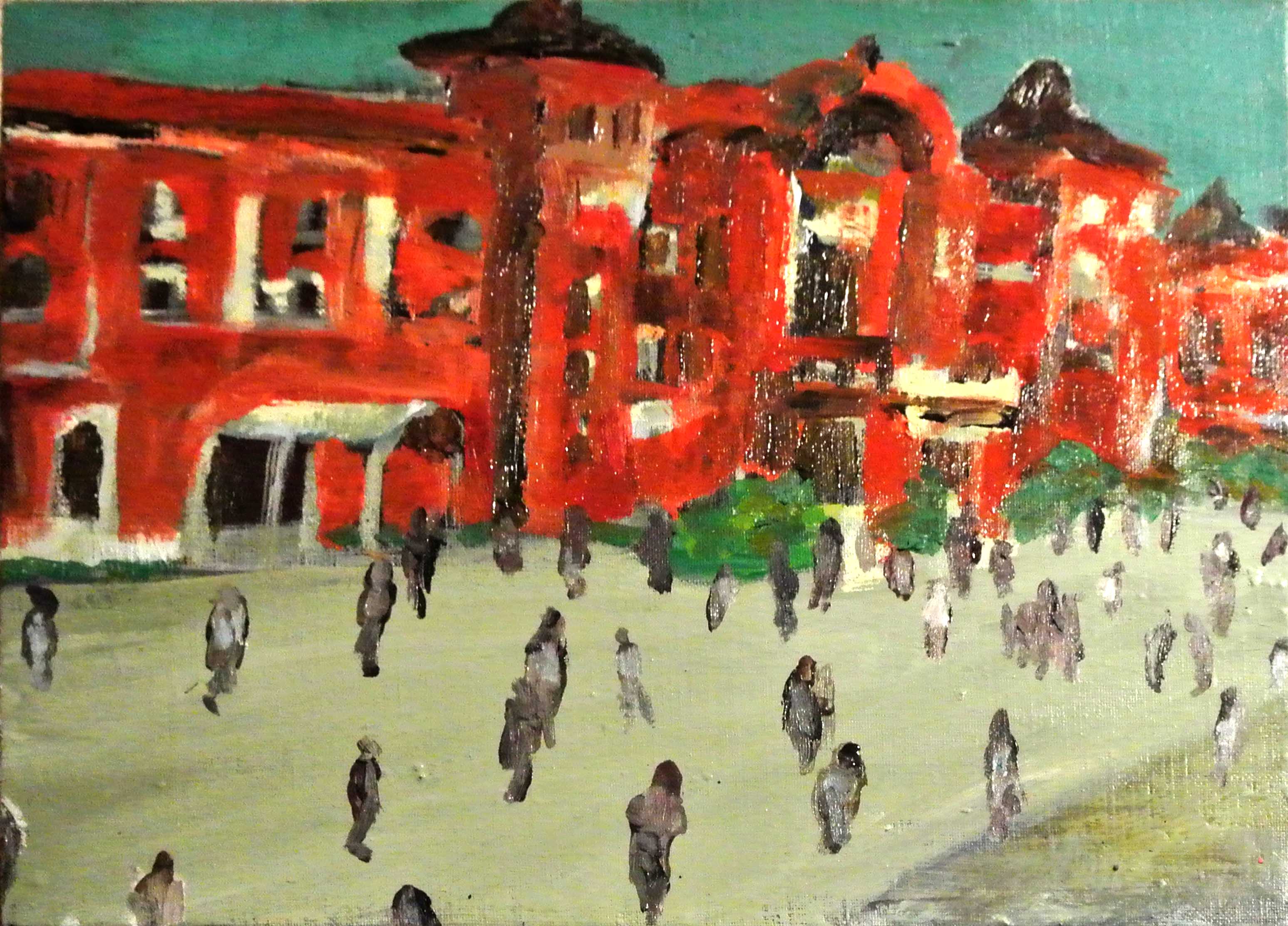 東京駅 242x333mm 2016