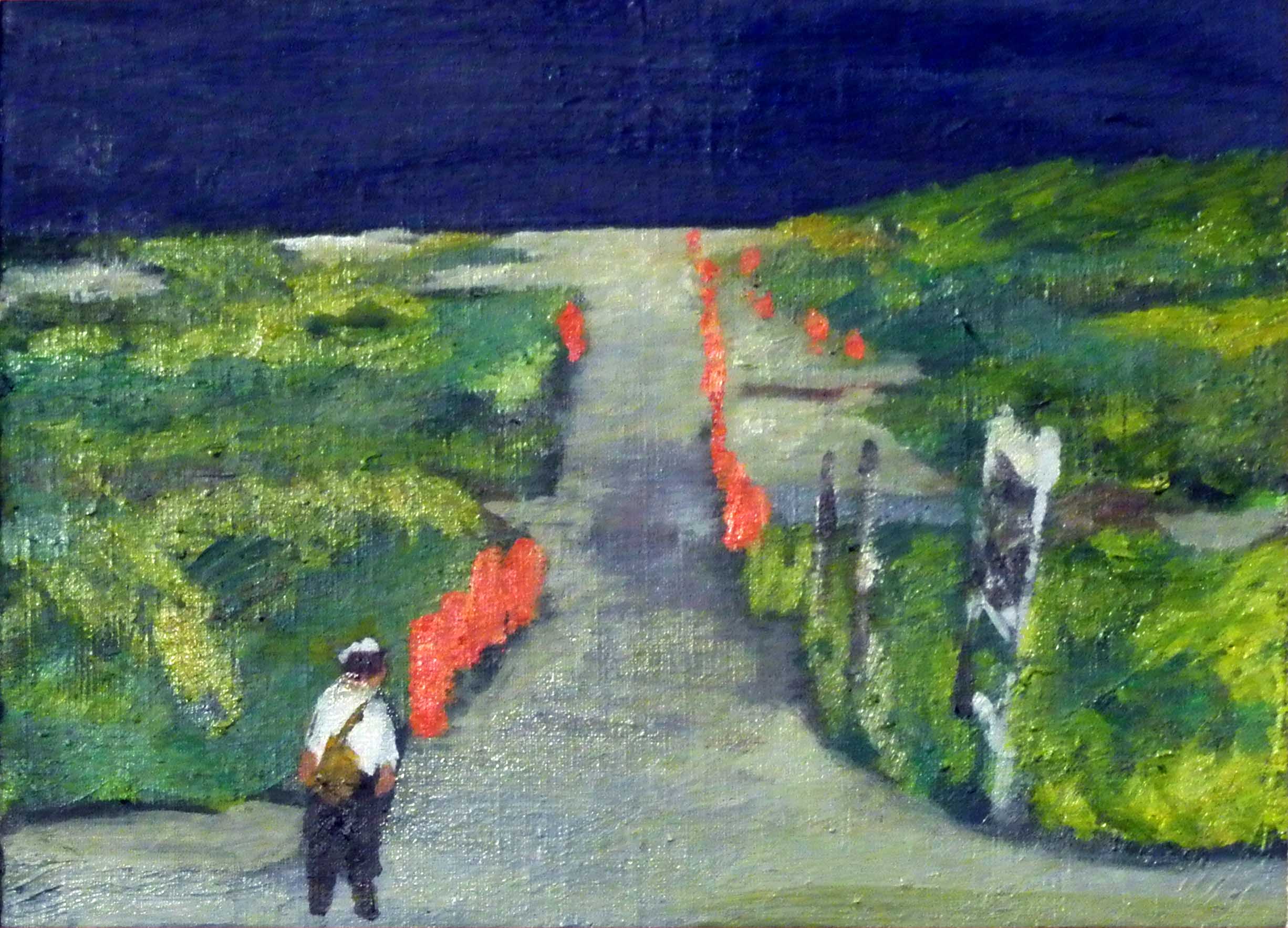 作っている途中の道路部分 2016