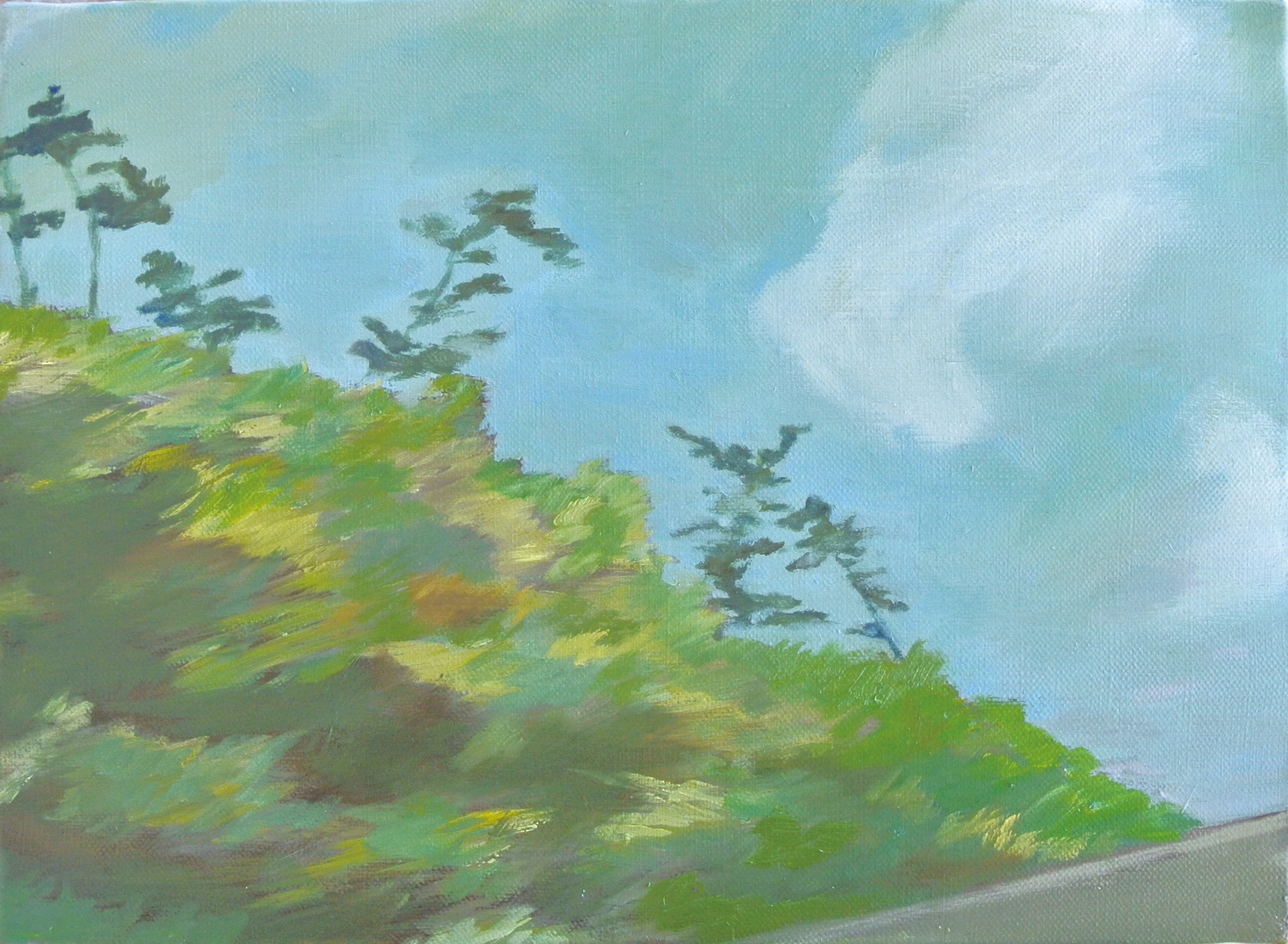 いわき市付近の風景。