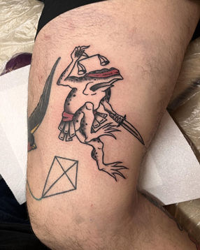 Justice Frog
#frogtattoo 
#japanesefrogtattoo #tattoo #justicetattoo