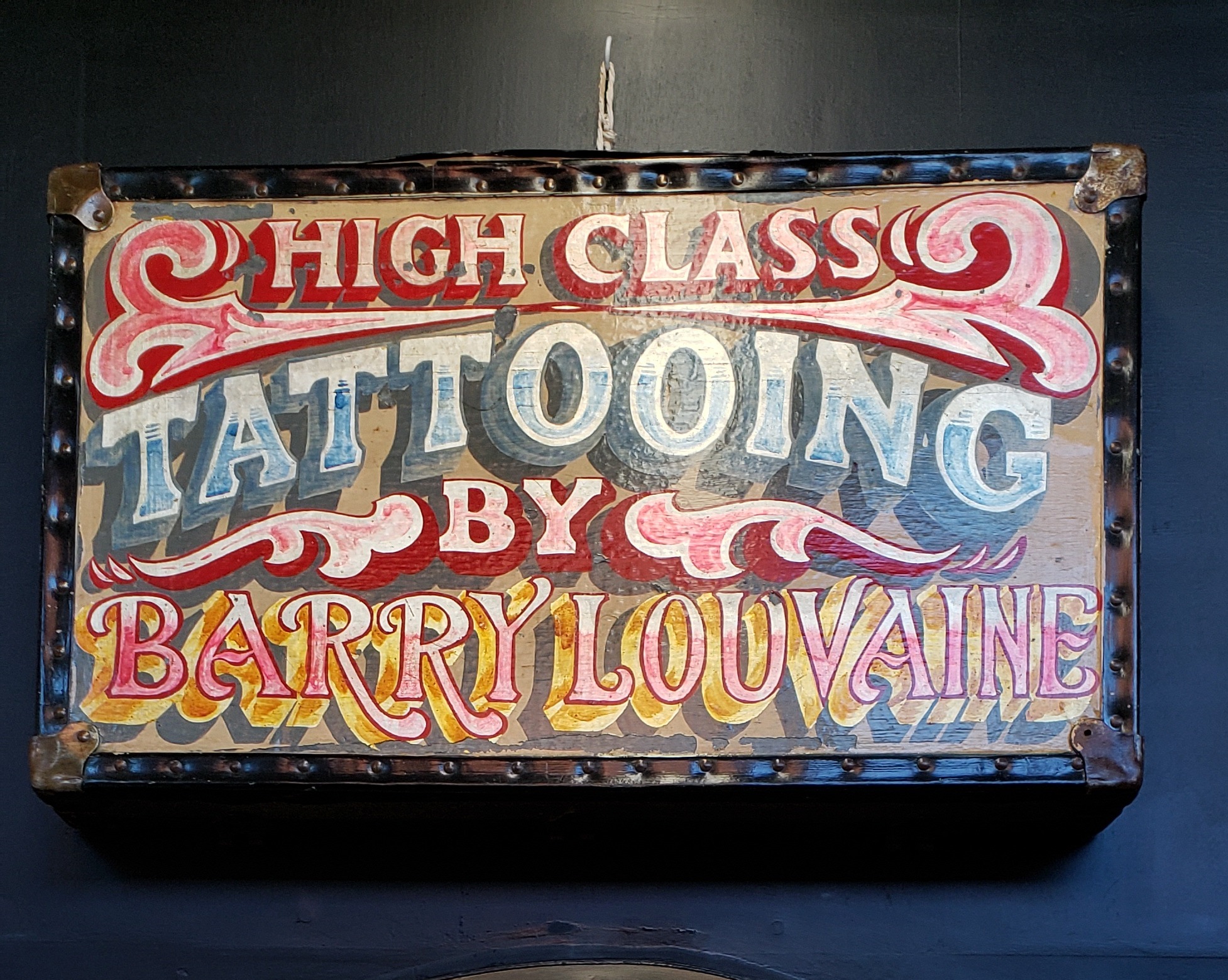 Barry Louvaine's Tattoo · lettering