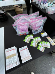 Tick cards on the outreach table