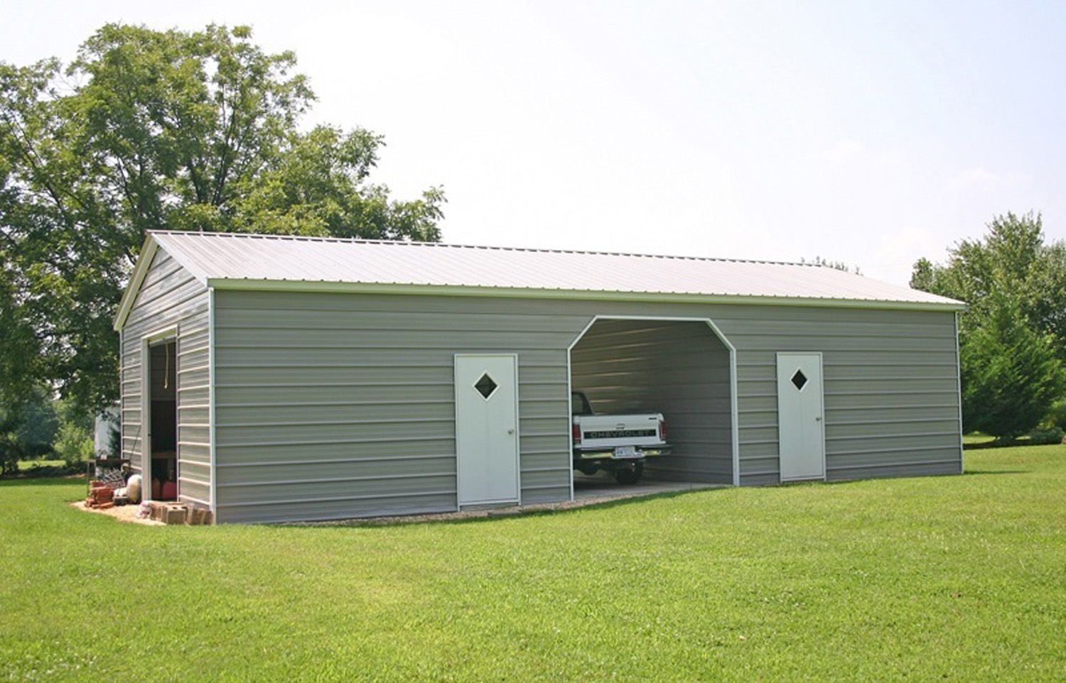 CUSTOM METAL STRUCTURES | Carportsnsheds.com