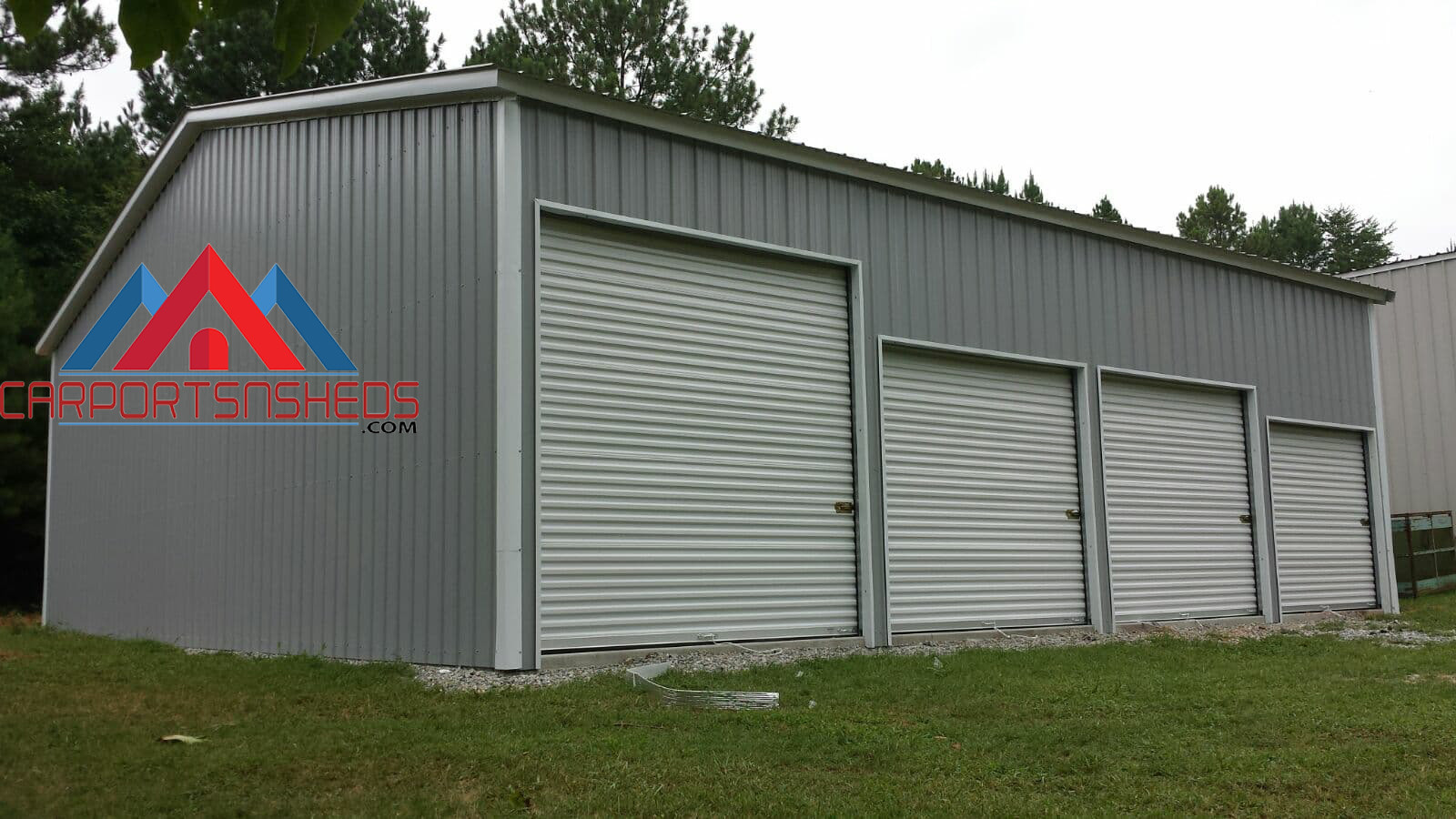 Carportsnshed Com 28x40x14 Prefabricated Metal Garage
