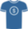 T-shirt with dollar sign indicating competitive pricing