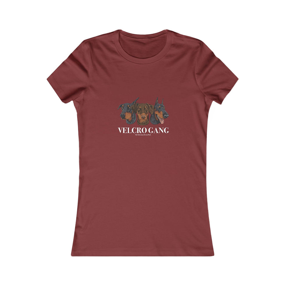 Thumbnail: "Velcro Gang" Women's Fitted T-Shirt