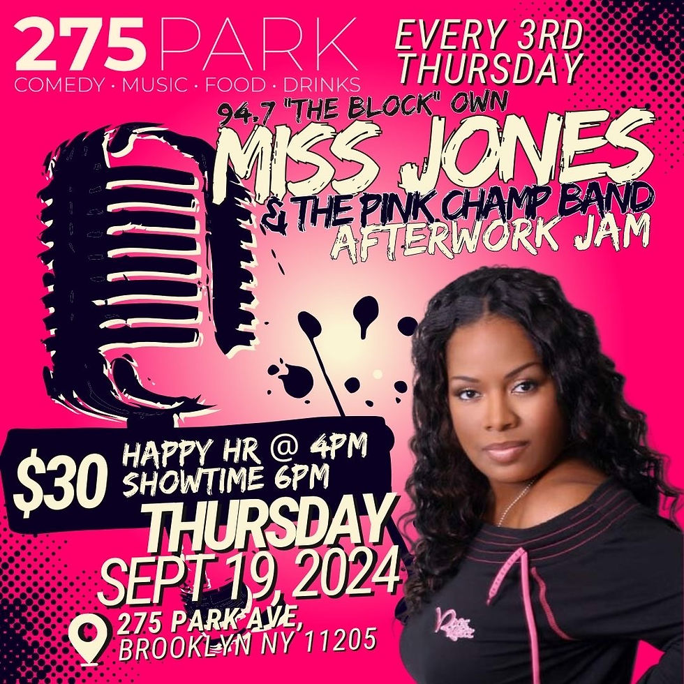 Miss Jones & the Pink Champ Band Afterwork Jam 