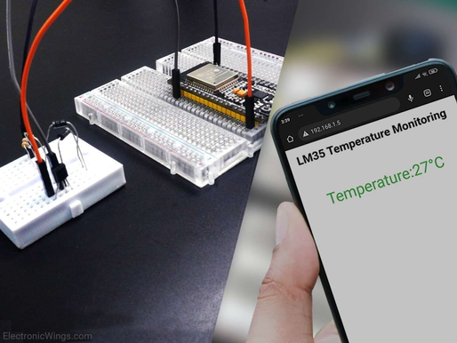 LM35 Sensor Interfacing with ESP32