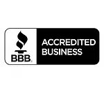 BBB Accredited Business logo, indicating trust and reliability for consumers.