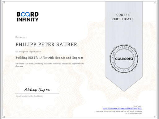Building RESTful APIs mit Node.js und Express