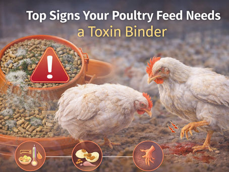 Top Signs Your Poultry Feed Needs a Toxin Binder