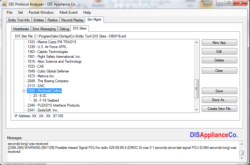 DIS Network Manager