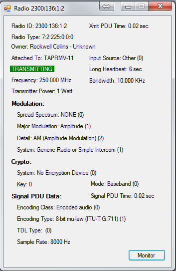 Radio Status