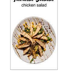 Tavuklu Salata Tabağı