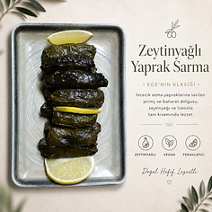 Zeytin yağlı yaprak sarma