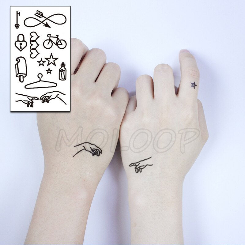 Miniature : Tattoos for Women Men Body Makeup Waterproof Stickers