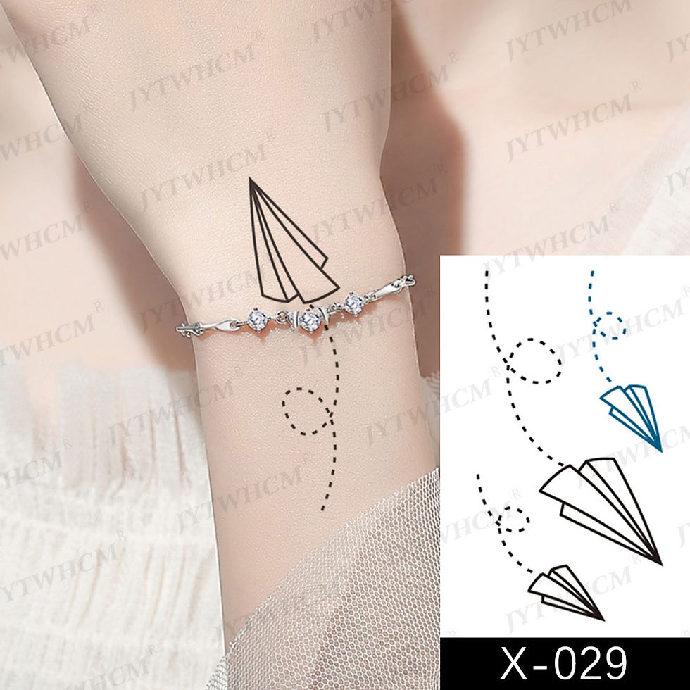 Miniature : Waterproof Temporary Tattoo Sticker Female Body Makeup Flame Finger Tattoos Men