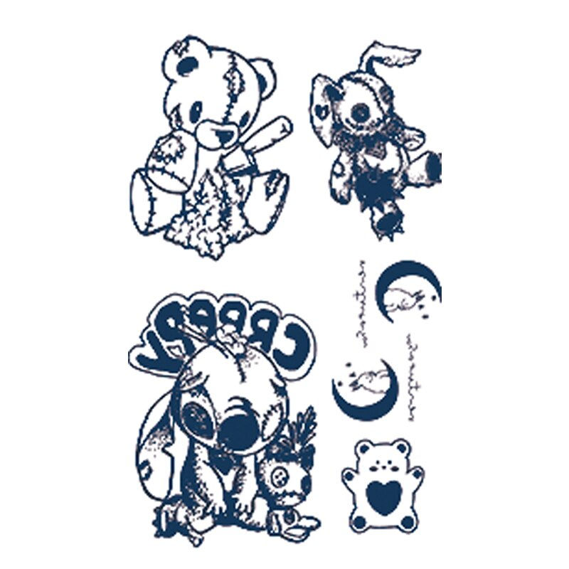 Miniature : GH151-200 Herbal Juice Tattoo Stickers Semi-Permanent Lasting Men and Women