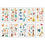 Miniature : 10pcs Fake Tattoo Stickers Children Cartoon Mermaid Unicorn Temporary