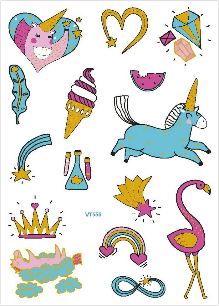 Miniature : Team Bride Tribe Flash Temporary Tattoo Gold Silver Metallic Arrow Love