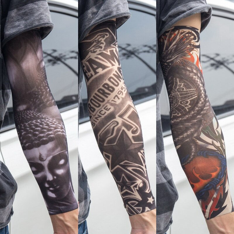 Miniature : 3pcs/Lot New  Temporary Tattoo Wolf Totem Dragon  Cool Men