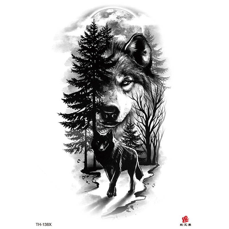Miniature : Waterproof Temporary  for Women Men Tattoo Sticker