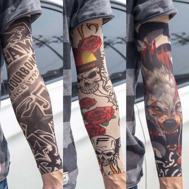 Miniature : 3pcs/Lot New  Temporary Tattoo Wolf Totem Dragon  Cool Men