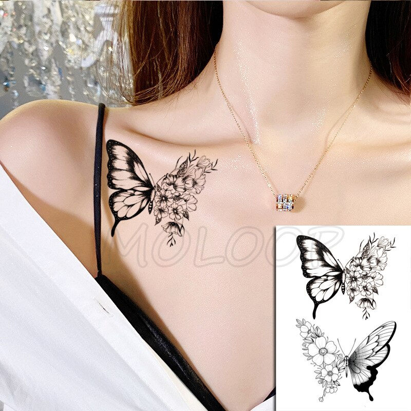 Miniature : Tattoos for Women Men Body Makeup Waterproof Stickers