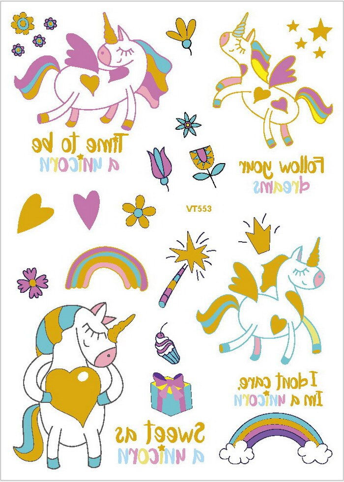 Miniature : Team Bride Tribe Flash Temporary Tattoo Gold Silver Metallic Arrow Love