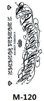 Miniature : Waterproof  Tattoo Stickers Body Transfer Tattoo