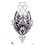 Miniature : Animal Tiger Tattoos Fox Wolf Eagle Sticker  Tatoo  Men  Temporales