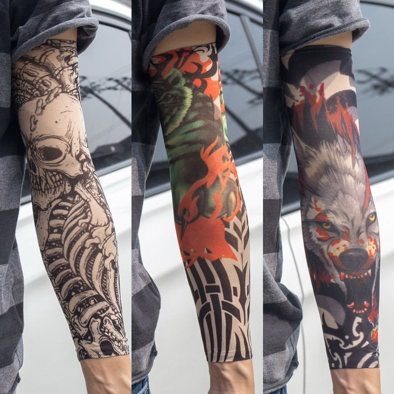 Miniature : 3pcs/Lot New  Temporary Tattoo Wolf Totem Dragon  Cool Men