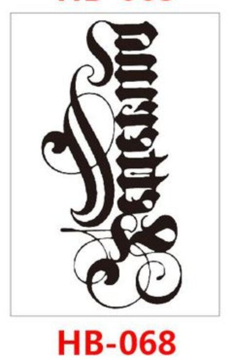 Miniature : Fake Arm Temporary Tattoo 210*148mm Cheap Things Femme Sticker for Men Women