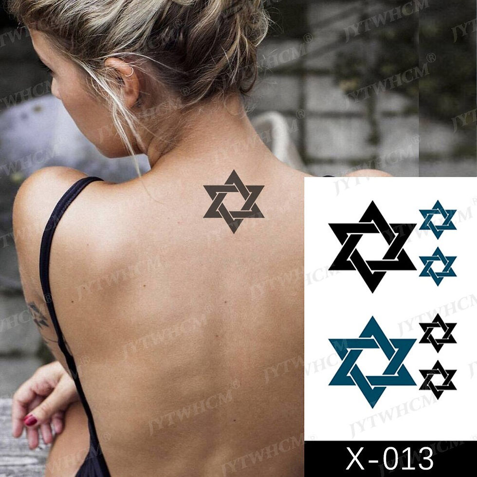 Miniature : Waterproof Temporary Tattoo Sticker Female Body Makeup Flame Finger Tattoos Men