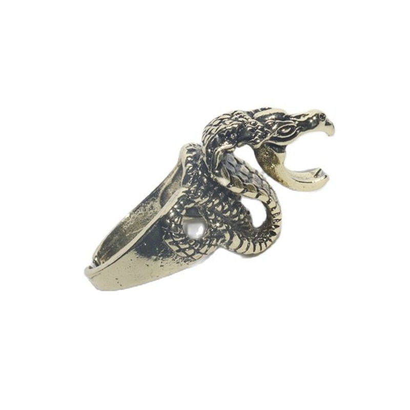 Miniature : Vintage Dragon Shaped Cigarette Ring Gadgets for Men Smoking Pipe Accessories