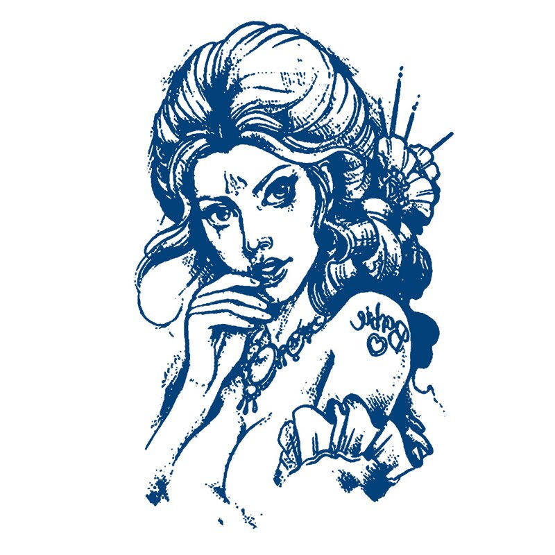 Miniature : GH151-200 Herbal Juice Tattoo Stickers Semi-Permanent Lasting Men and Women