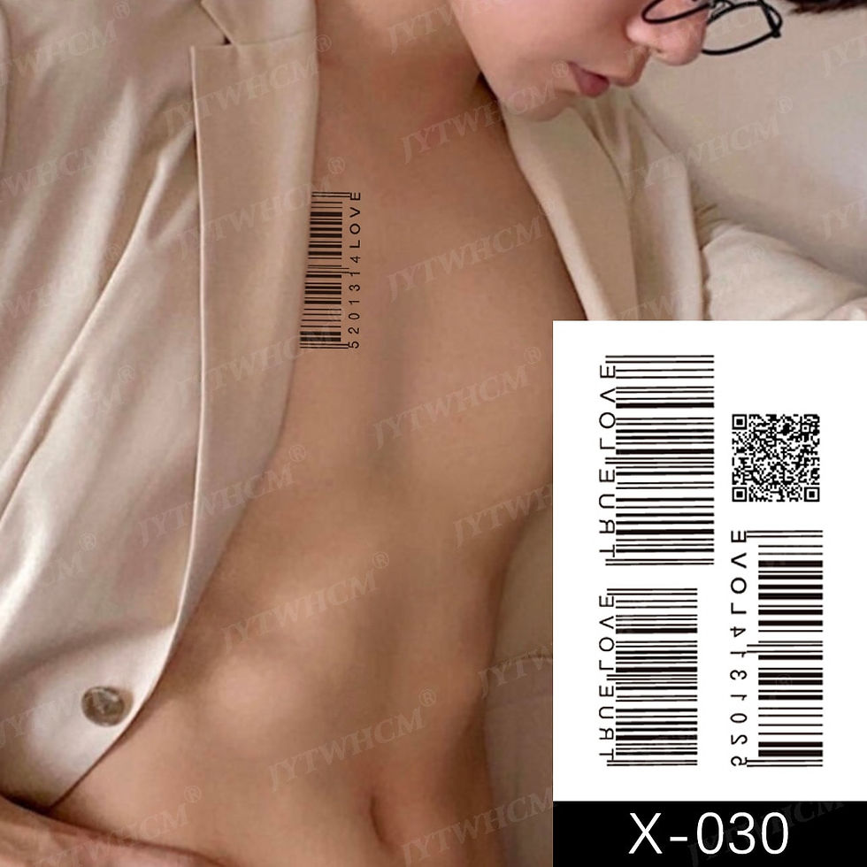 Miniature : Waterproof Temporary Tattoo Sticker Female Body Makeup Flame Finger Tattoos Men