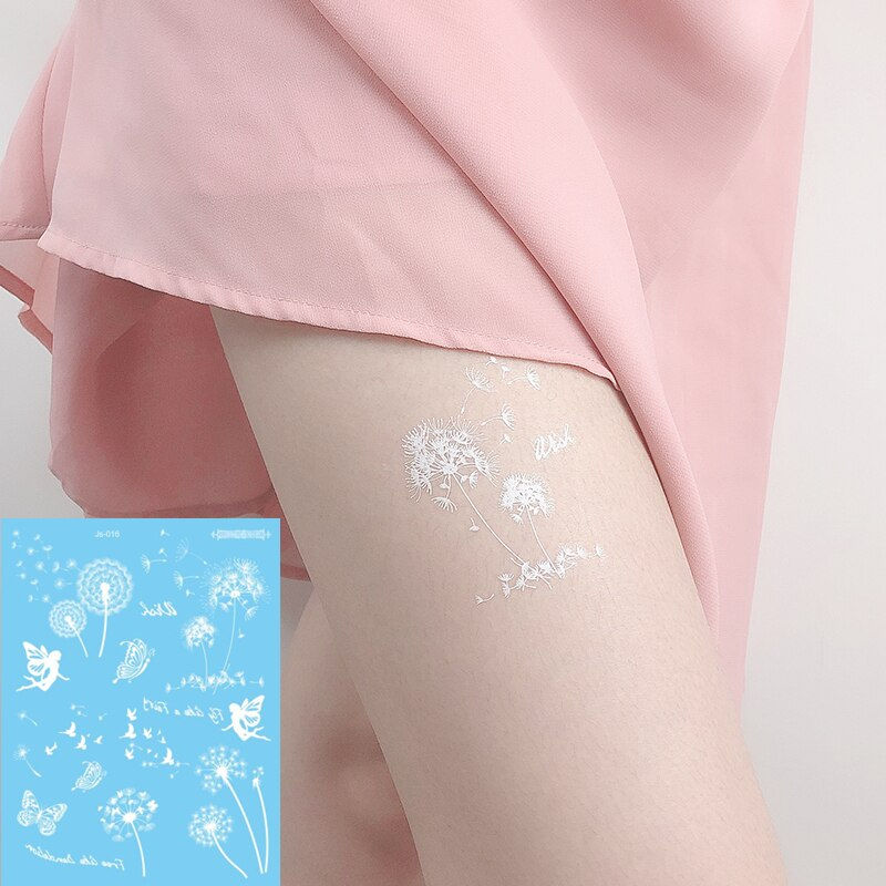 Miniature : Eyes Face Makeup Temporary Tattoo for Women Tattoo White Fake Waterproof Tattoo