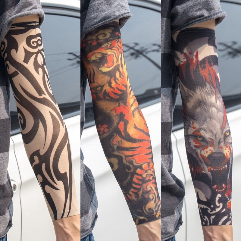 Miniature : 3pcs/Lot New  Temporary Tattoo Wolf Totem Dragon  Cool Men