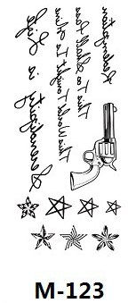Miniature : Waterproof  Tattoo Stickers Body Transfer Tattoo