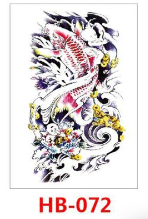 Miniature : Fake Arm Temporary Tattoo 210*148mm Cheap Things Femme Sticker for Men Women