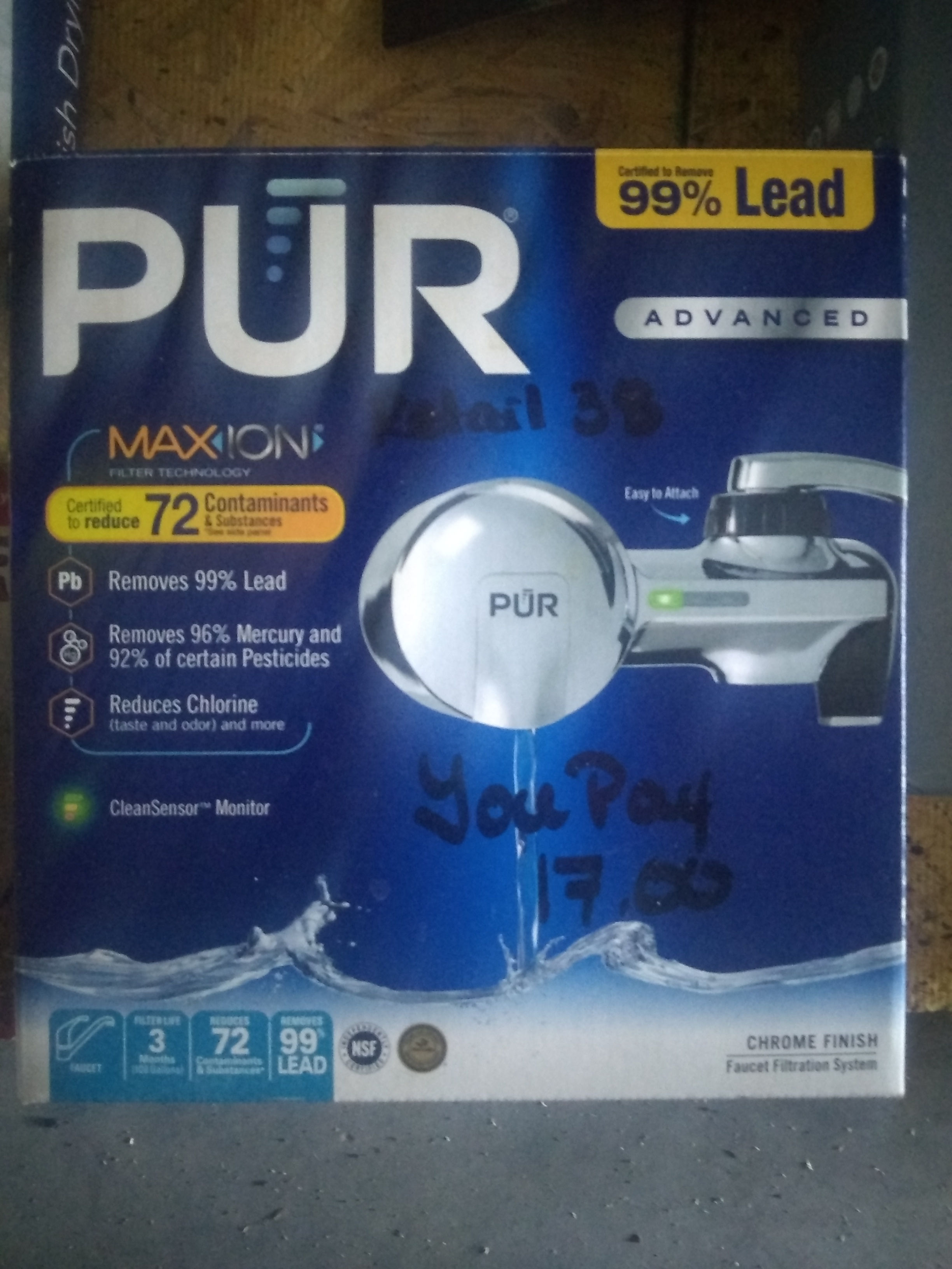 Pur Faucet Filtration System