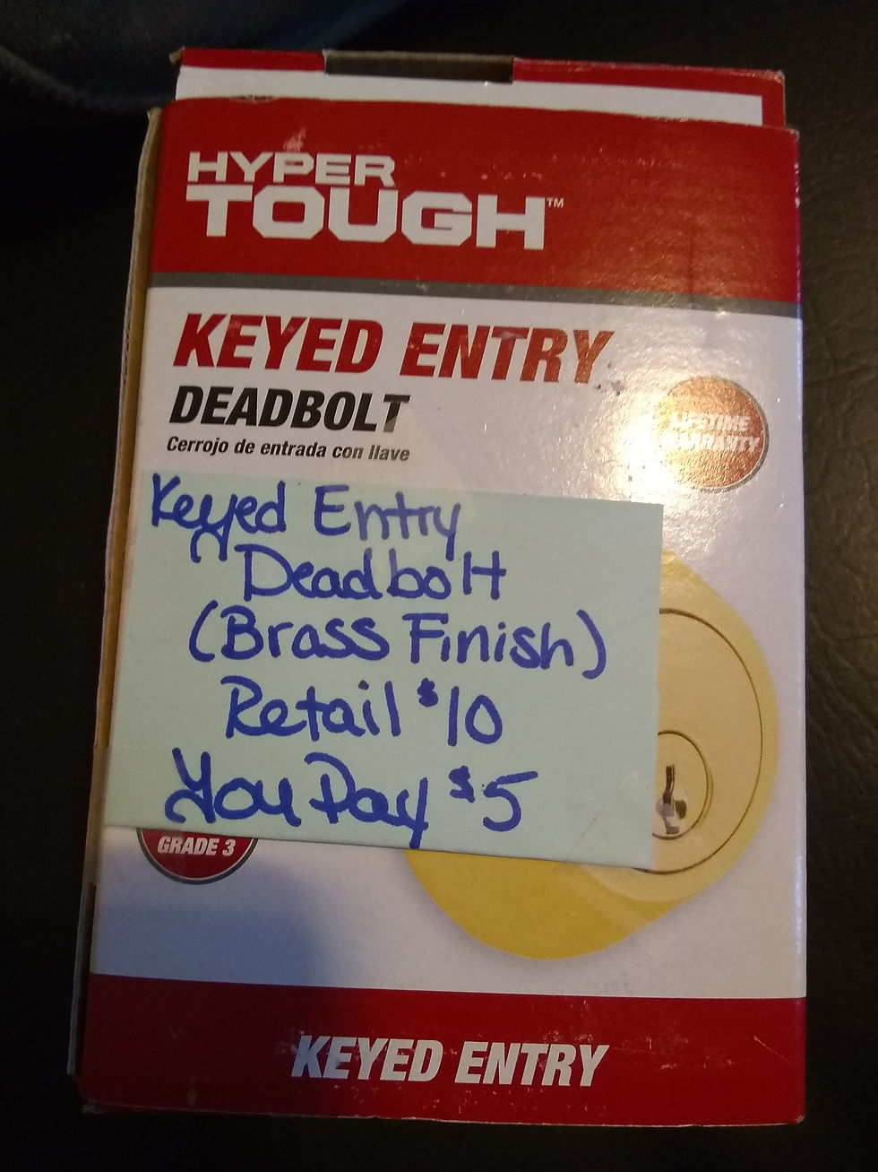 Thumbnail: Deadbolt (Brass)