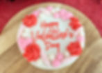 Happy Valentine's Day Small Cookie Cake
