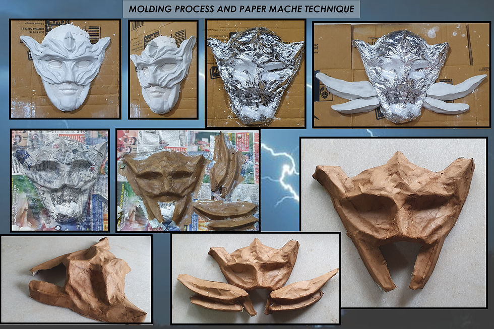 Mask Molding and Paper Mache