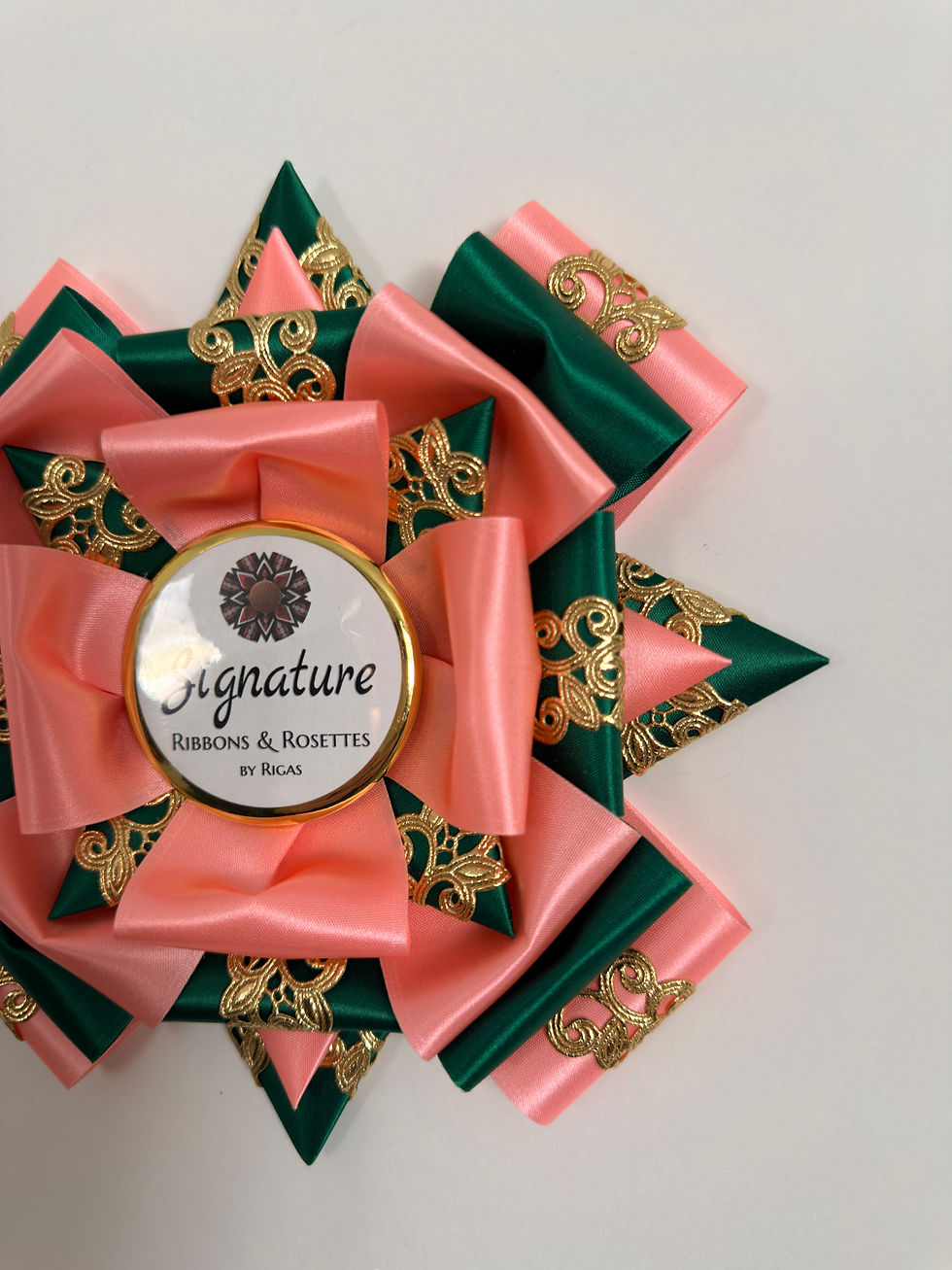Thumbnail: Gold Deco - 7" Rosette - Your Choice of Colors