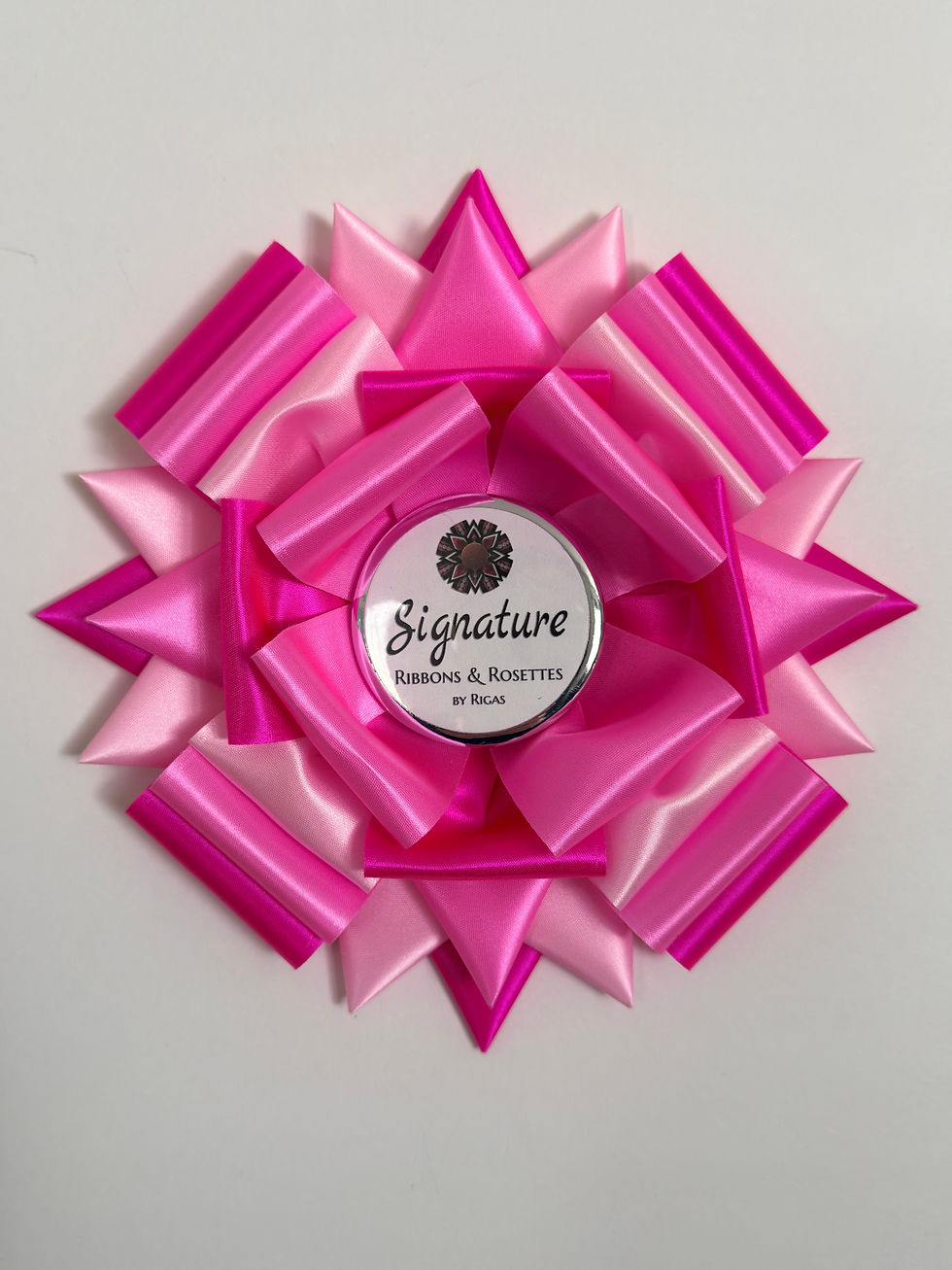 Thumbnail: Signature Sample - Celebration in Neon Pink, Candy Pink & American Beauty - 8"